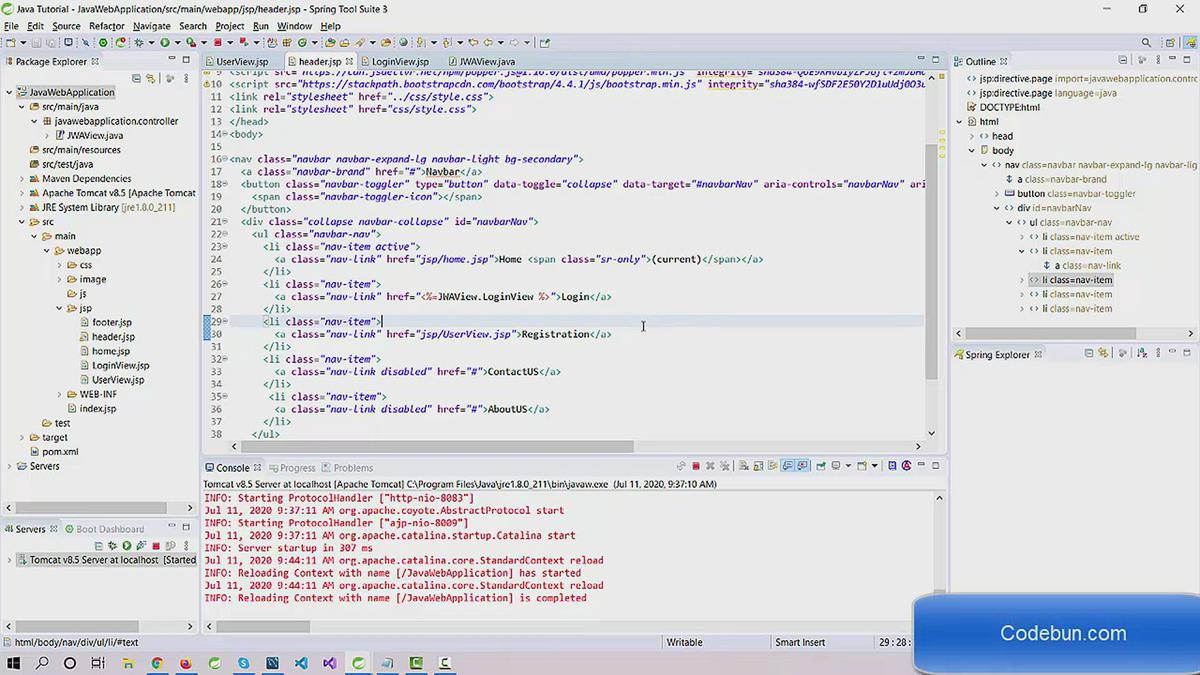 'Video thumbnail for Manage URL in Java using JSP and Servlets'