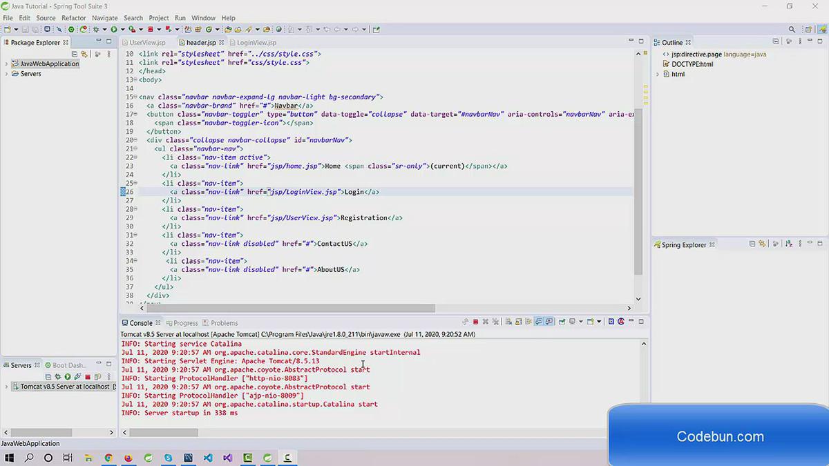 'Video thumbnail for Manage Page Navigation using in Java web project'