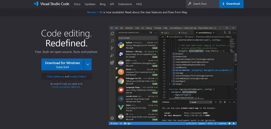 brackets vs visual studio code vs atom vs sublime